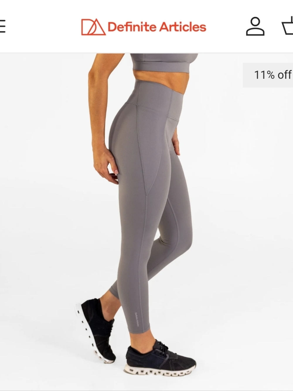Gray High-Rise Leggings — Sculpting Everyday Activewear